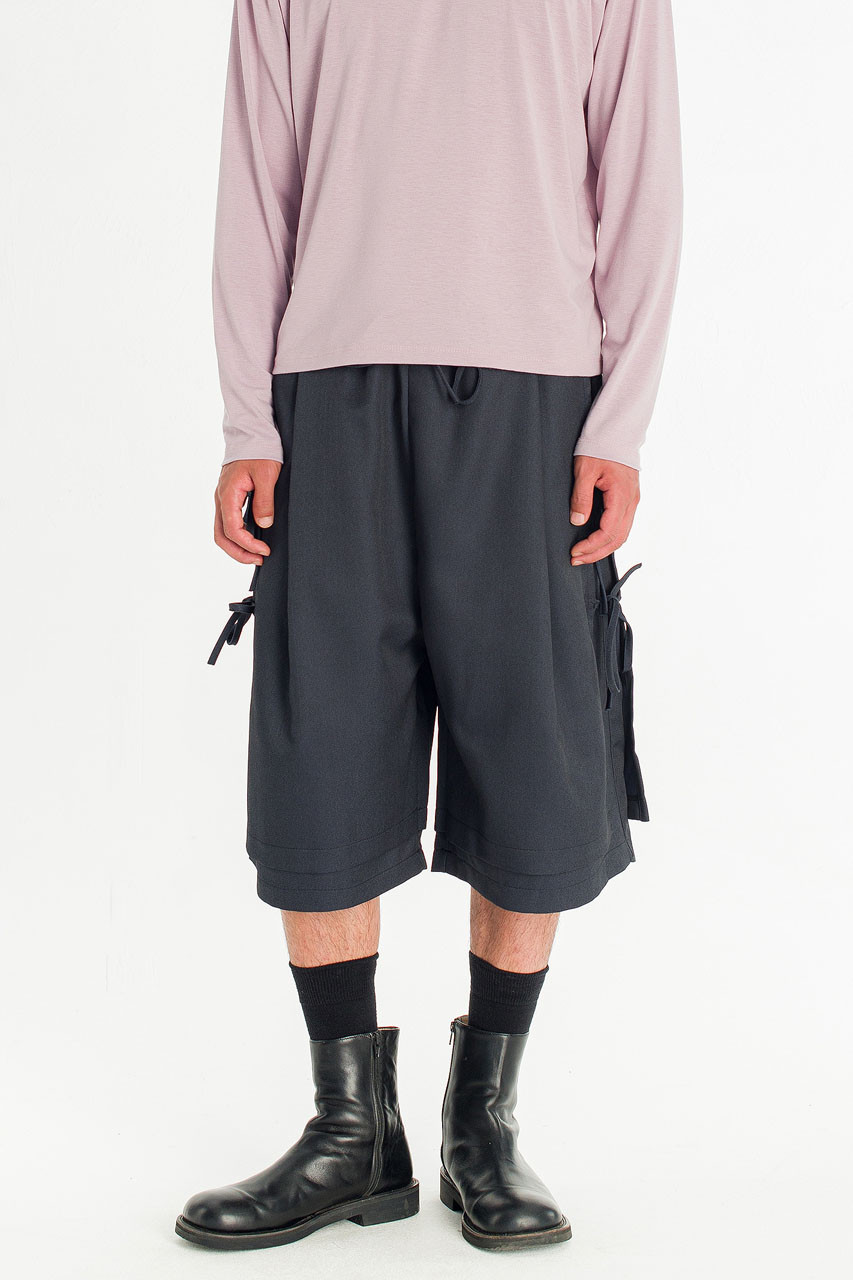 Menswear | Hakama Shorts, Black