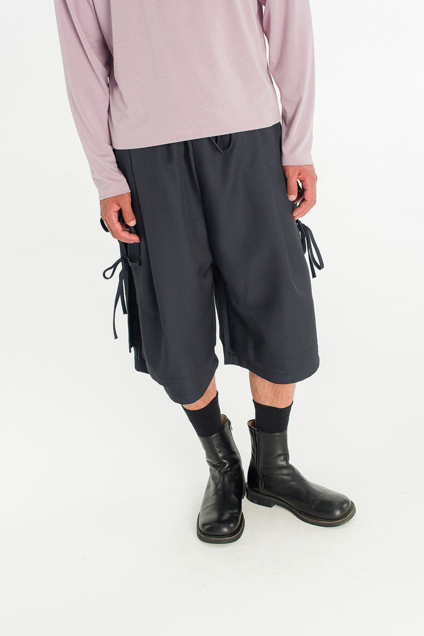Menswear | Hakama Shorts, Black