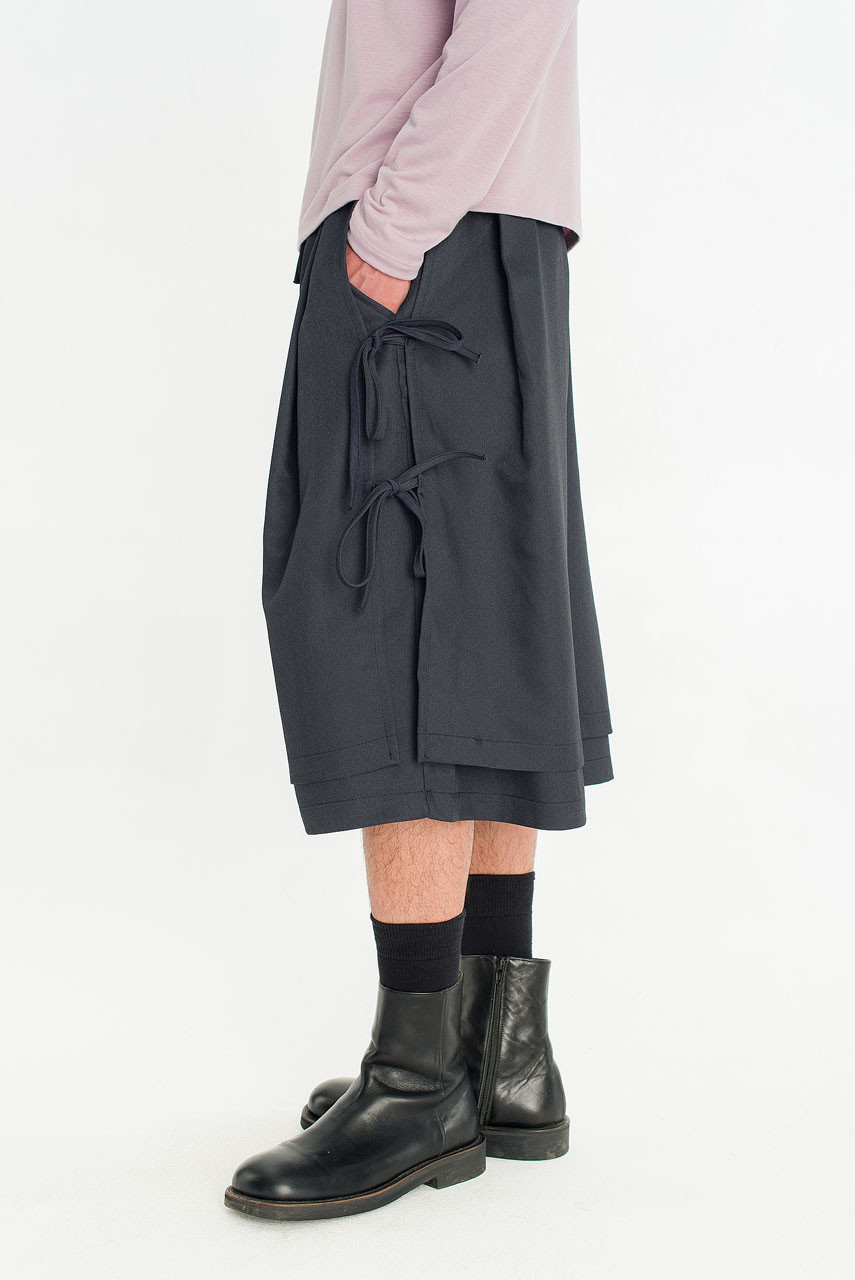 Menswear | Hakama Shorts, Black