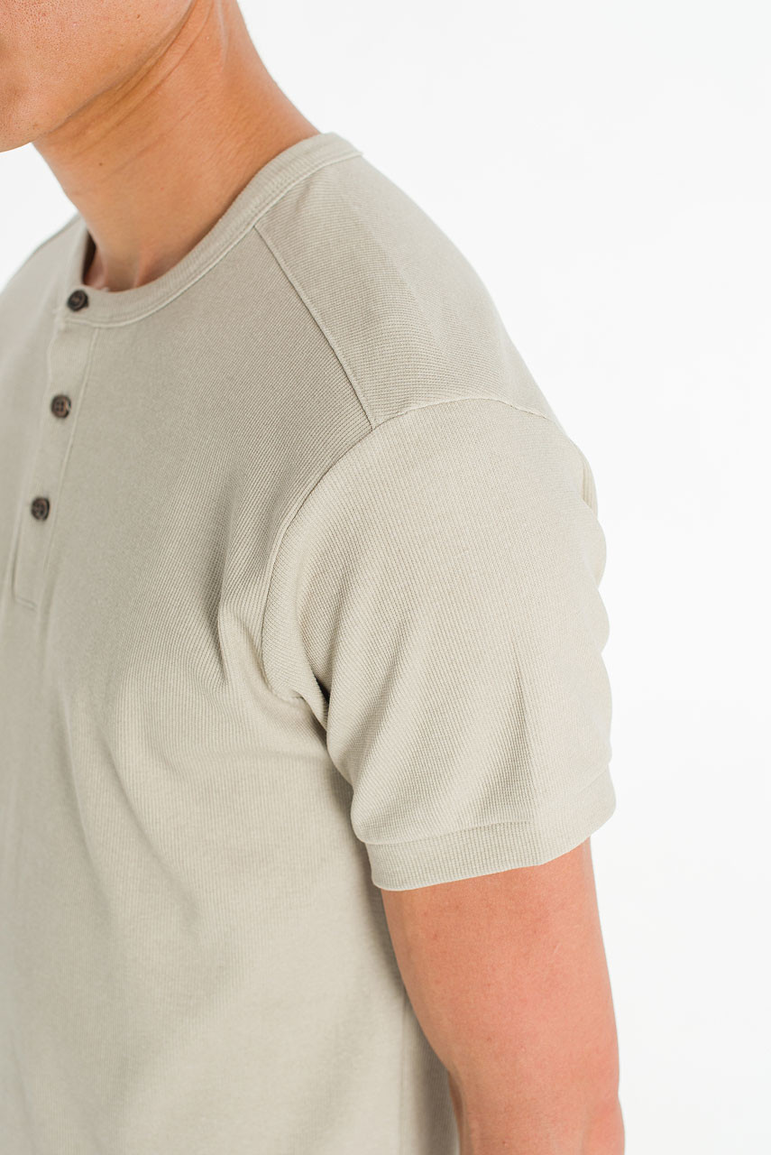 Menswear | Pigment Henley Tee, Beige