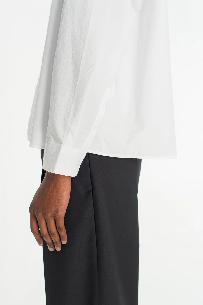 Menswear | HD Cropped Shirt, White