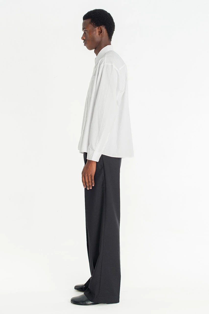 Menswear | HD Cropped Shirt, White