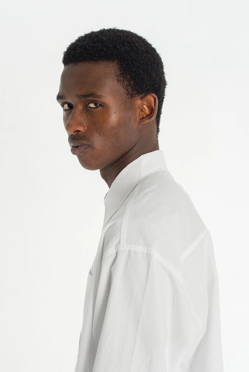 Menswear | HD Cropped Shirt, White