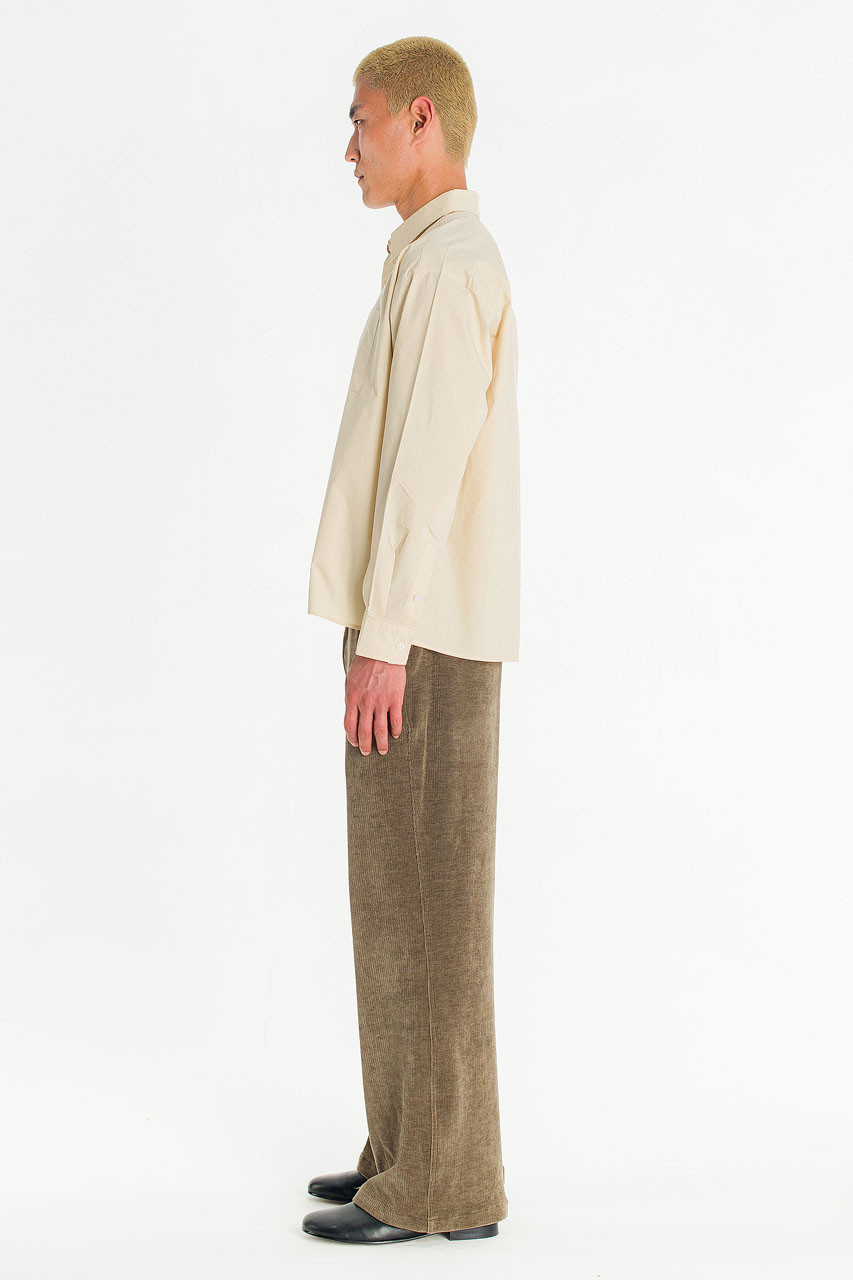 Menswear | HD Cropped Shirt, Beige