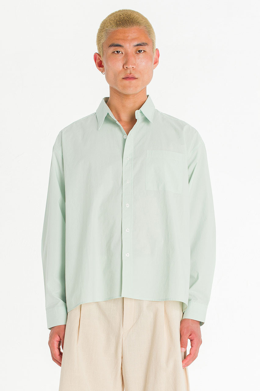 Menswear | HD Cropped Shirt, Mint