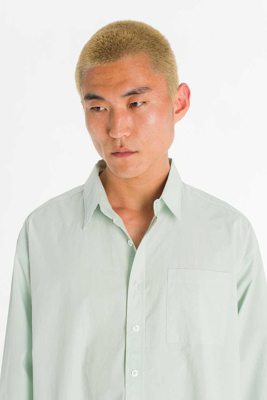 Menswear | HD Cropped Shirt, Mint