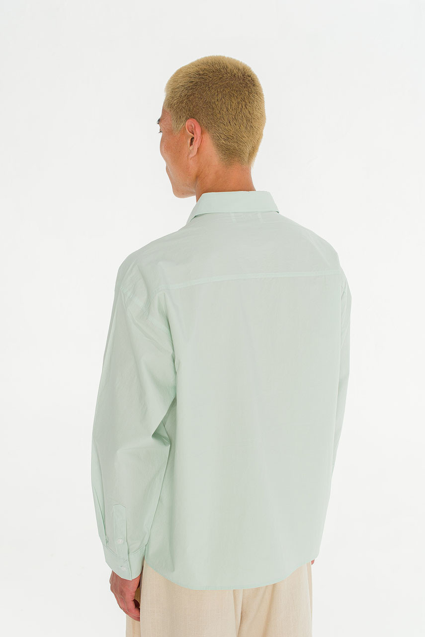 Menswear | HD Cropped Shirt, Mint
