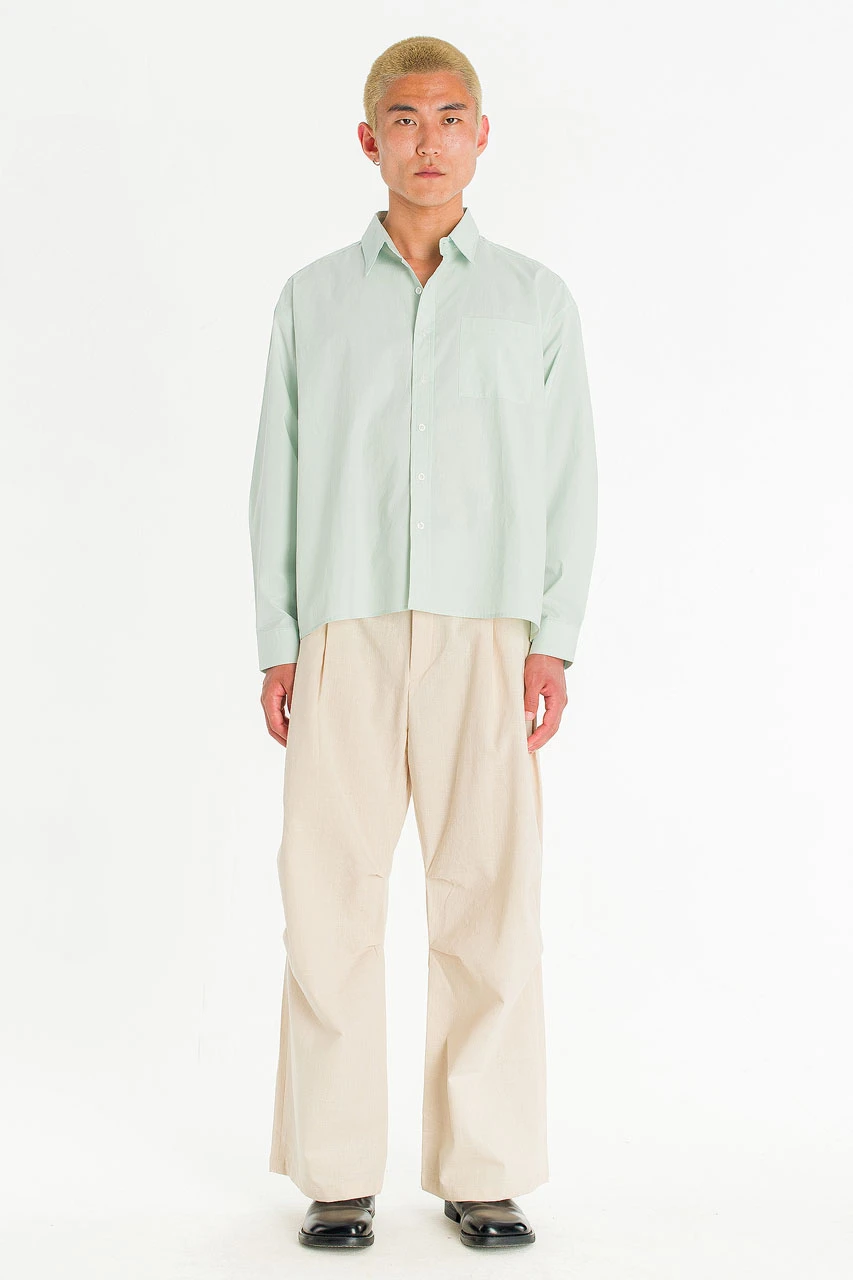 Menswear | HD Cropped Shirt, Mint