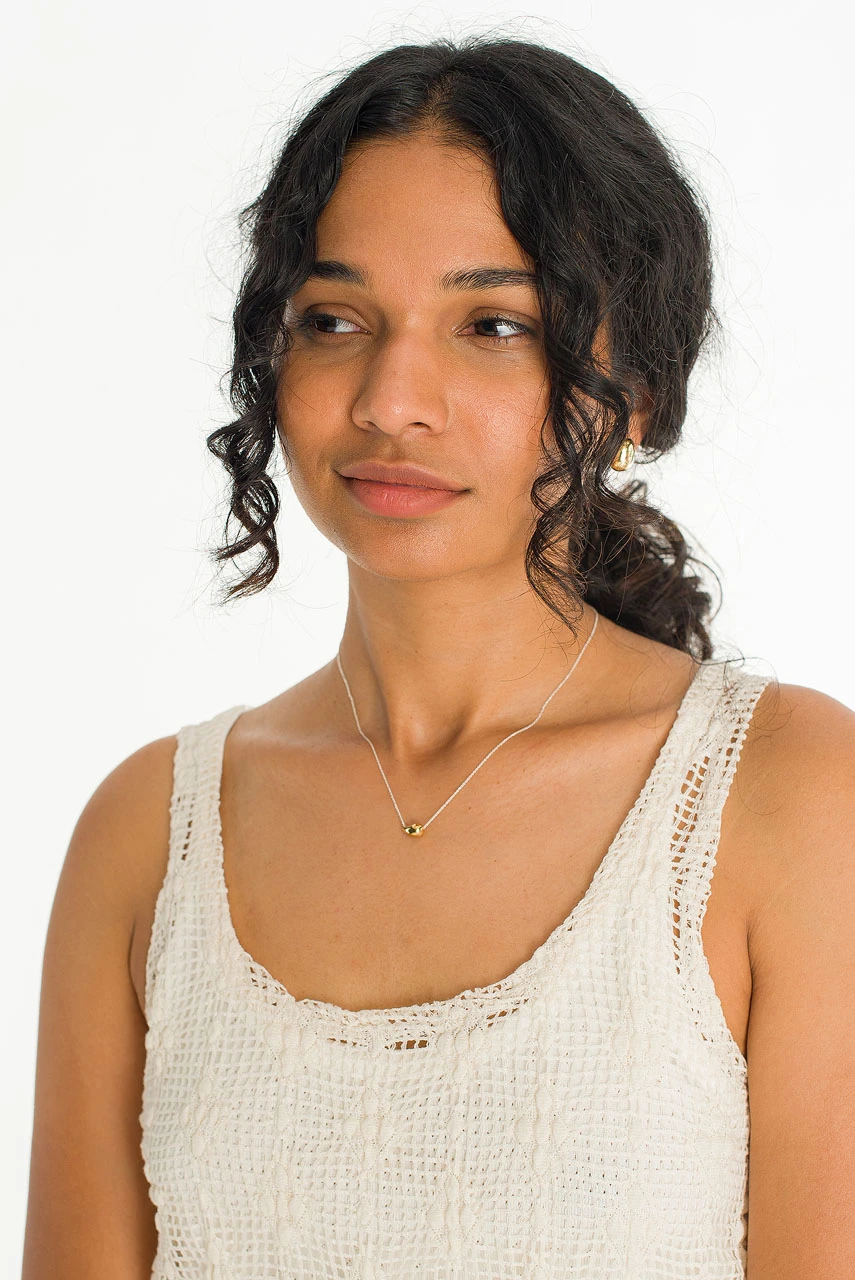 Dew Drop Necklace, Gold