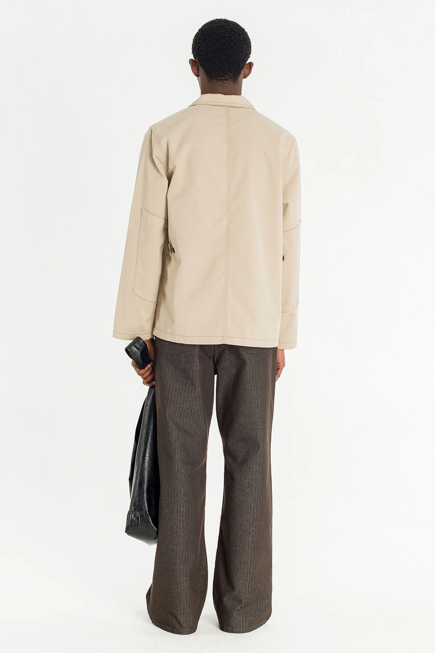 Menswear | Double-Breasted Jacket, Beige