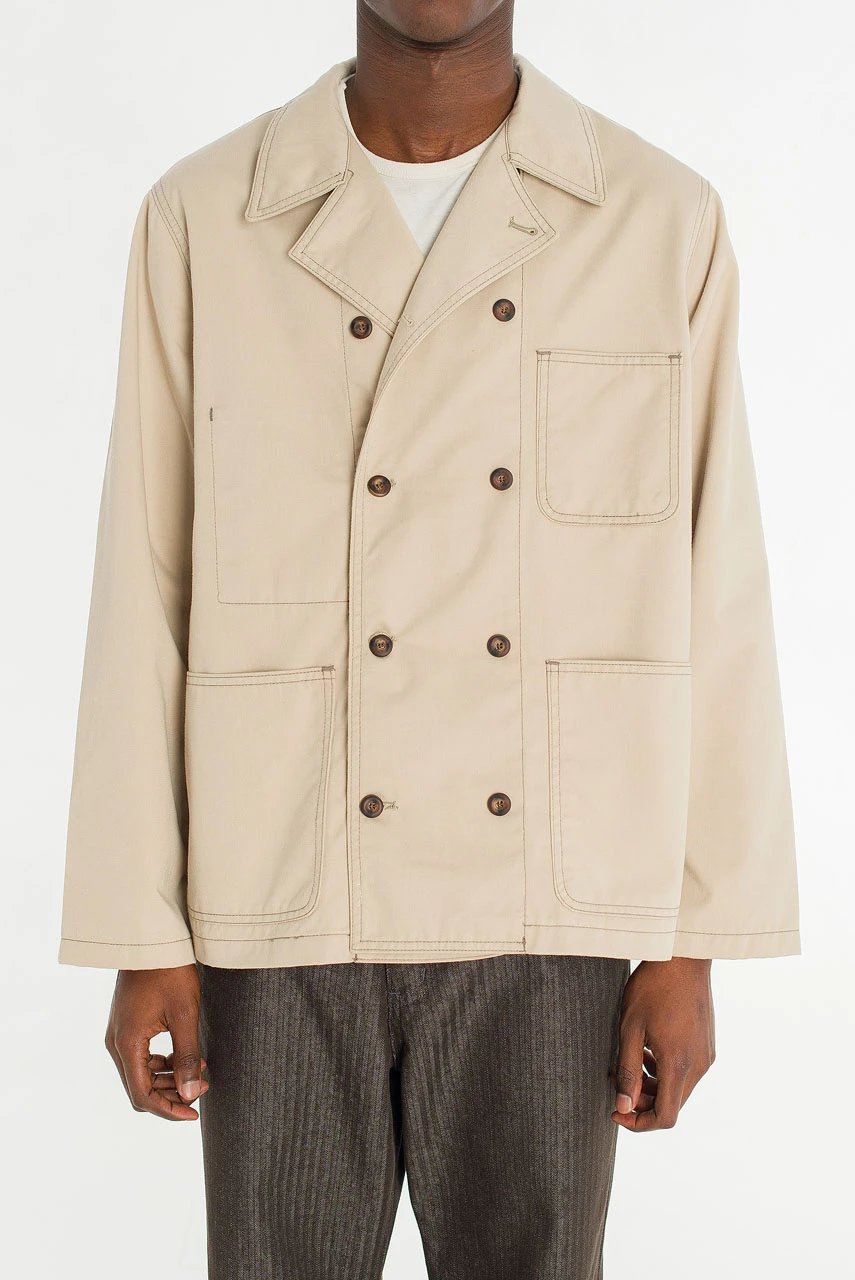 Menswear | Double-Breasted Jacket, Beige