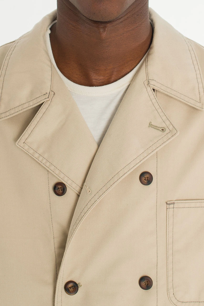 Menswear | Double-Breasted Jacket, Beige