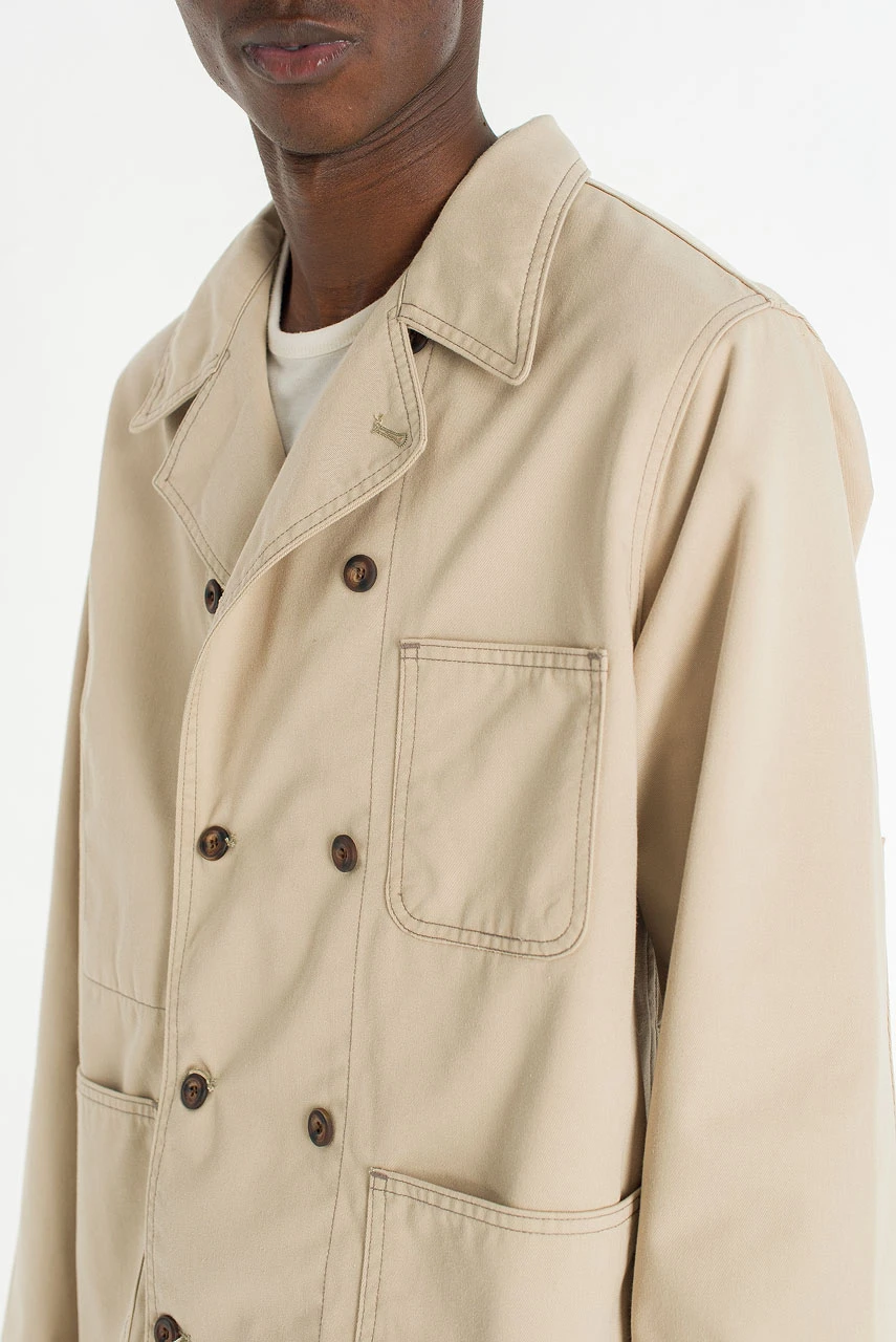 Menswear | Double-Breasted Jacket, Beige