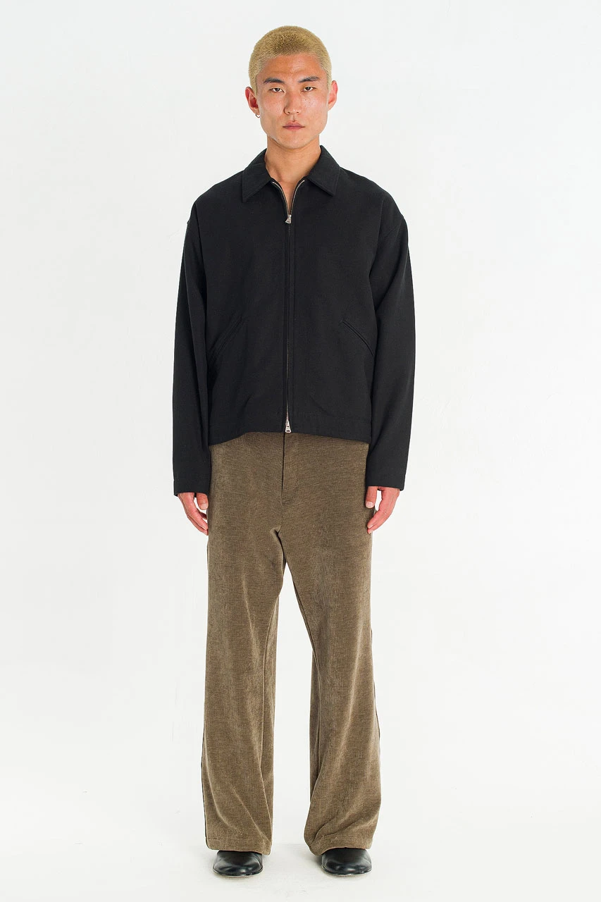 Menswear | Cotton Swing-Top Jacket, Black