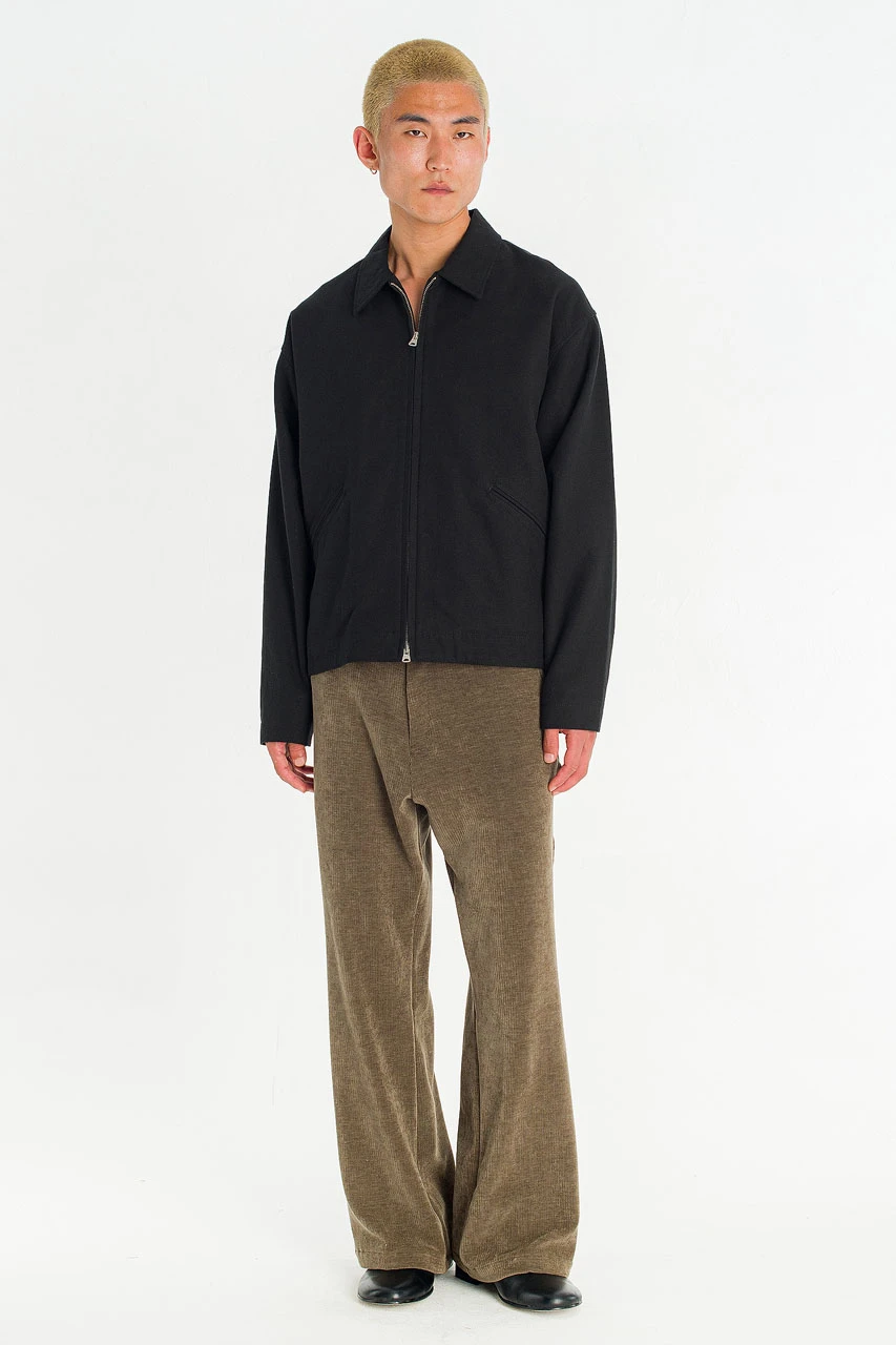 Menswear | Cotton Swing-Top Jacket, Black