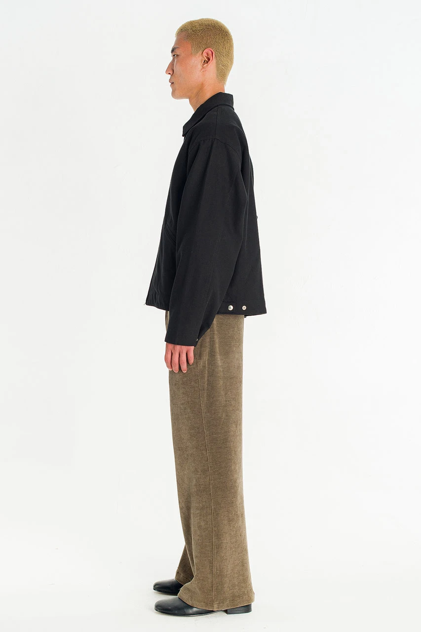 Menswear | Cotton Swing-Top Jacket, Black