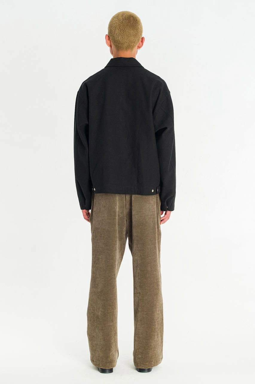 Menswear | Cotton Swing-Top Jacket, Black