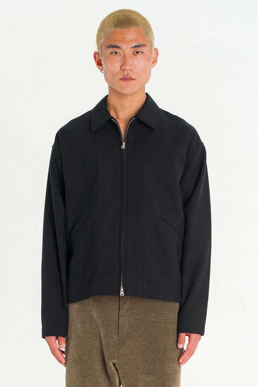 Menswear | Cotton Swing-Top Jacket, Black