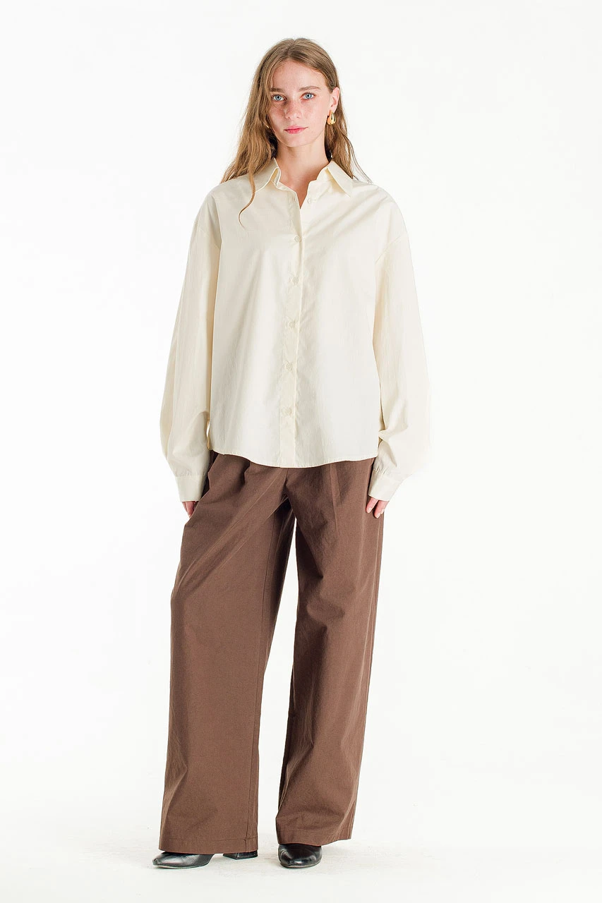 Marlow Oversized Shirt, Chamomile