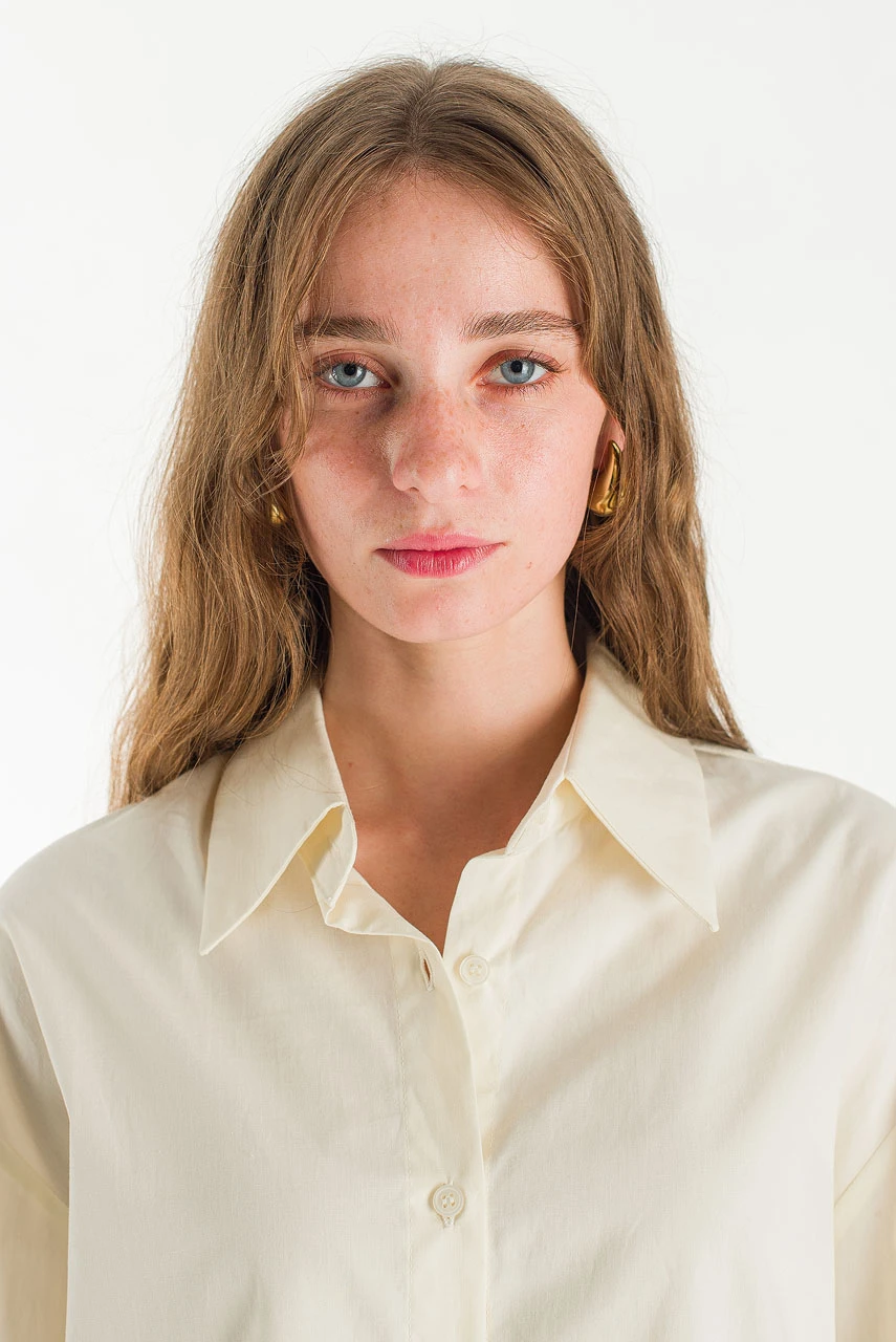 Marlow Oversized Shirt, Chamomile