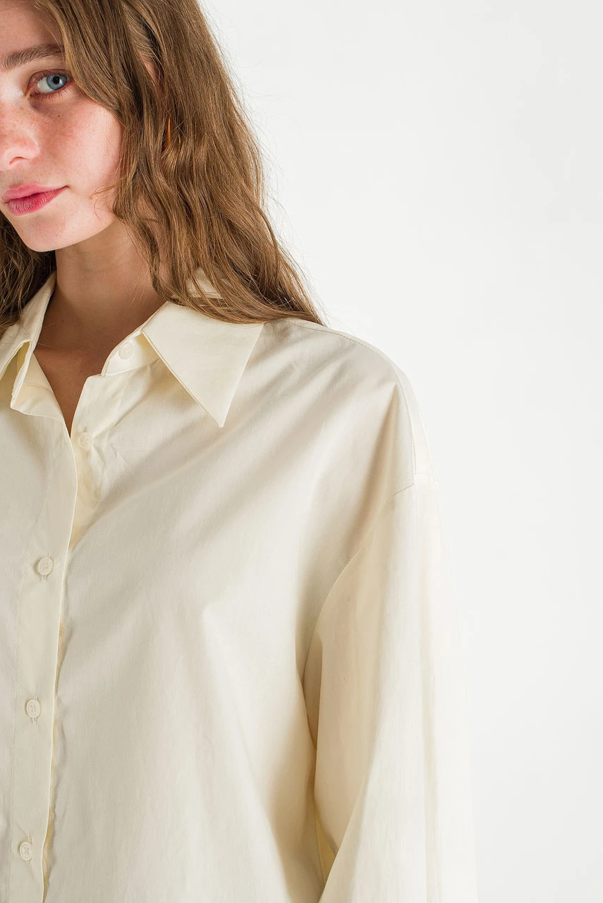 Marlow Oversized Shirt, Chamomile