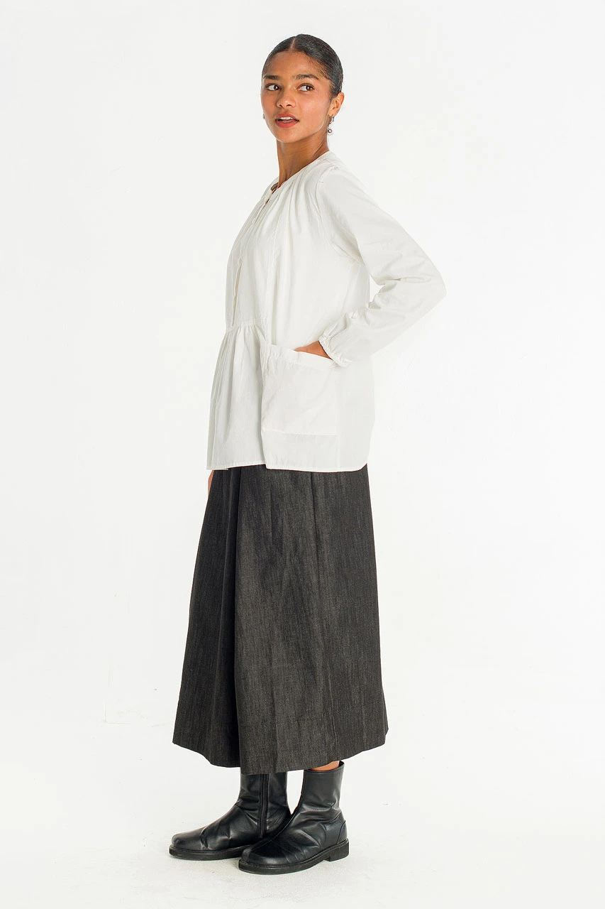 Roa Cotton Tunic, Ivory