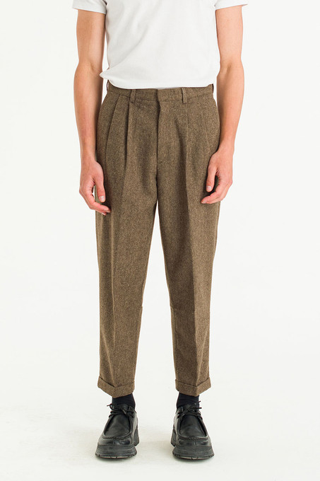パンツ marka wool slacks olive G9A9951.jpg?v=1522004078