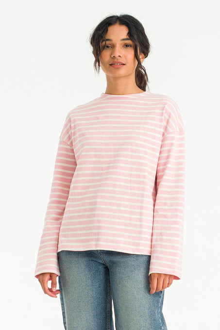 トップス BFEP HUNDREDS PATTERENED L/S TEE PINK BFEP HUNDREDS PATTERENED L/S TEE PINK