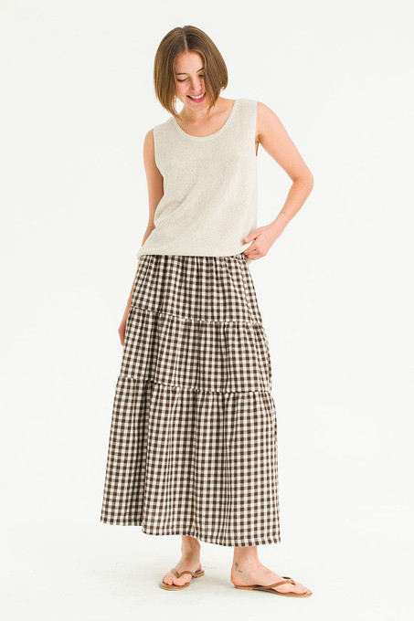 ëpa epa エパ gingham skirt ëpa epa エパ gingham skirt
