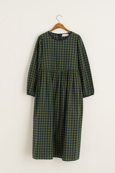Kaneko Check Dress, Green