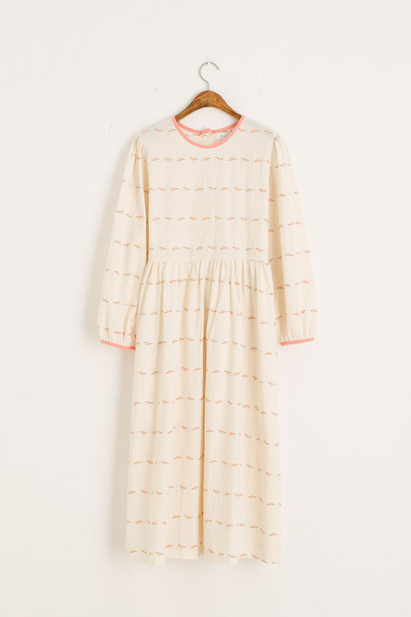Akari Blossom Mid Length Dress, Pink