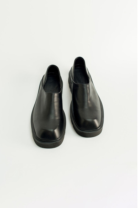 Menswear | Holger Square-Toe Clog, Black