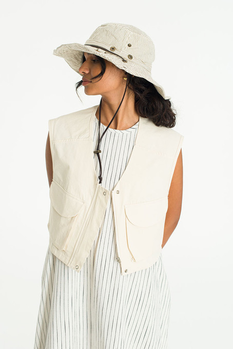 Camper Vest, Ivory