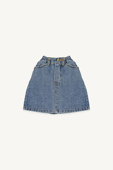 新品未使用Bluelea Jacquardskirt ECRU 36 20230723-014-MIDBLUE-01__15126