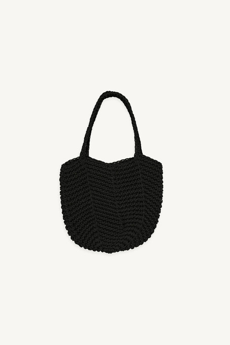 バッグ gypsohila Picnic Bag (M) Black 未使用 gypsohila ジプソフィア Picnic Bag M 2WAY リボンバッグ