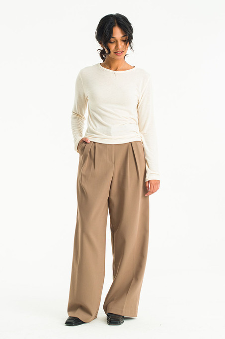 Yuni Slacks, Beige