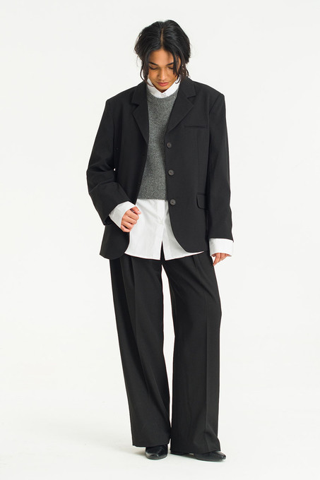 ジャケット BOXY BLAZER Shiro Boxy Jacket, Black