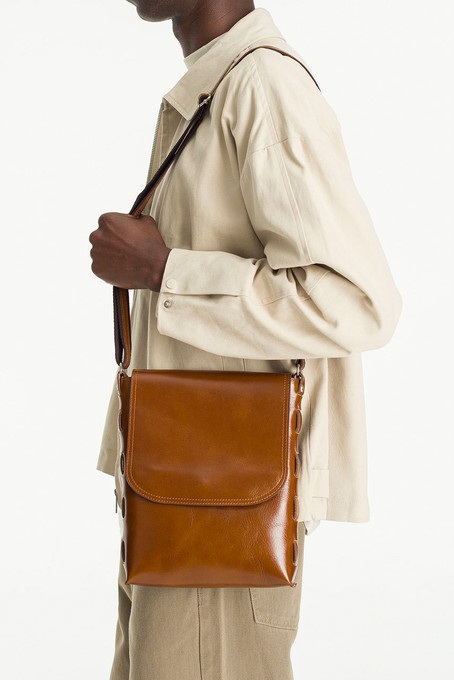 【完売品】 mù_ POSTMAN BAG GRAYISH BROWN 完売品】 mù_ POSTMAN BAG GRAYISH BROWN - メルカリ