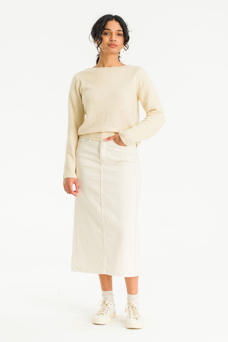 スカート digne little a line skirt (cream) digne little a line skirt (cream)