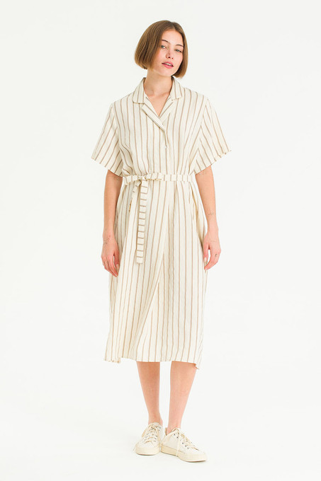 Herlipto Stripe Shirt Bubble Dress Sサイズ Herlipto Stripe Shirt Bubble Dress Sサイズ Stripe Shirt