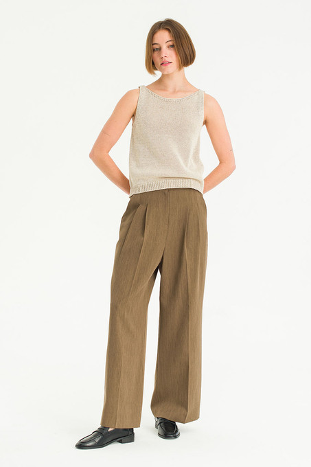 【Louren】 front pleats pants 定価19.800円 Louren】 front pleats pants 定価19.800円