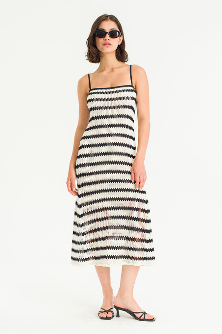 DRESS 42 KNIT 45163 ネイビー \