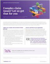 athenaOne Enhanced Claim Resolution Datasheet