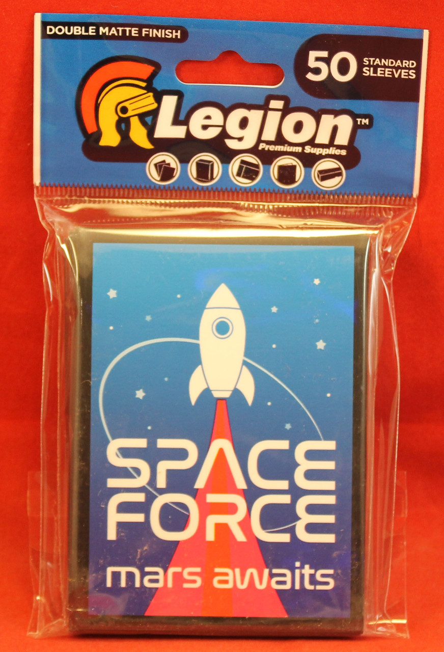 Legion 50 MTG Standard Card Sleeves Deck Protector - Space Force
