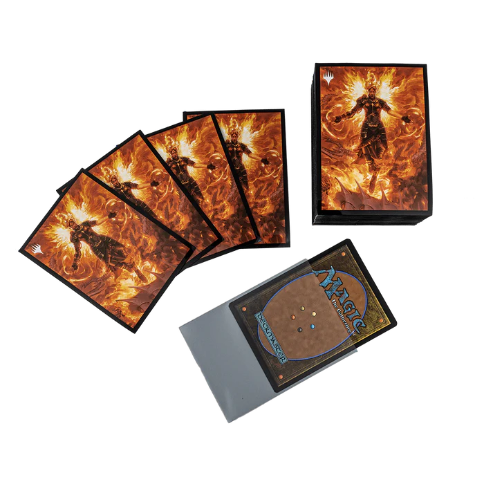 Ultra Pro 100 MTG Standard Card Sleeves Machine Chandra MTG Sleeves