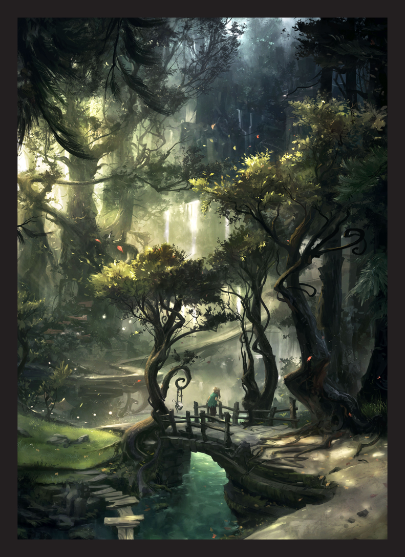 Forest Journey Shuffle Up MTG Sleeves