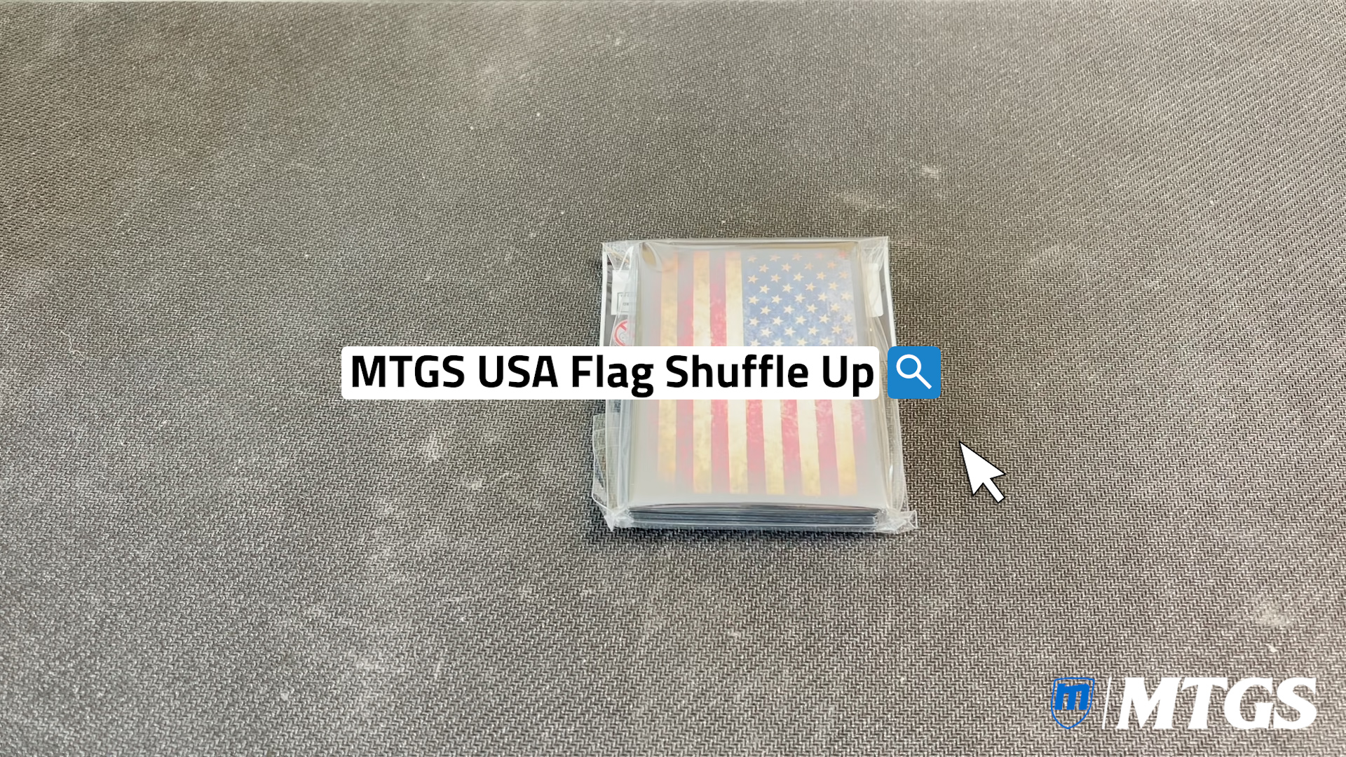 Shuffling up USA Flag sleeves. - MTG Sleeves