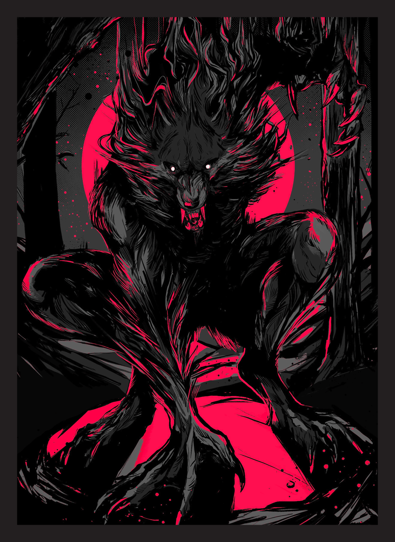 Shuffling up Luna Werewolf MTG Sleeves