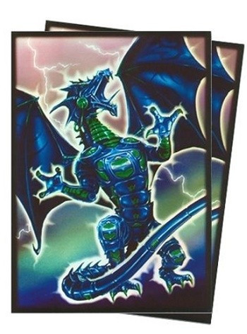 Max Protection 50 MTG standard Card Sleeves Robo Dragon Fury Blue - MTG  Sleeves