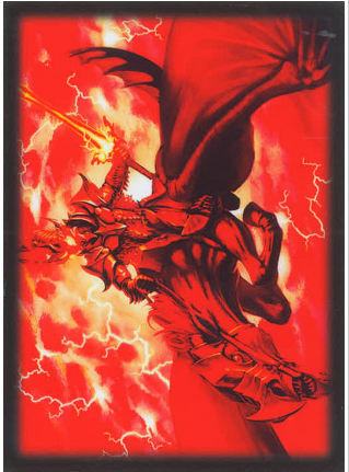 Max Protection 50 MTG Standard Card Sleeves Flag Black Crusade